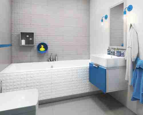 Плитка керамическая Paradyz Melby Bianco Struktura настенная 40х25